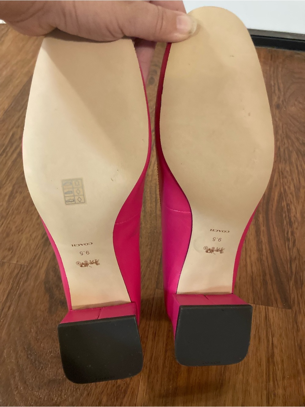 Coach Pink Ava Ballet Pump - Picture 7 of 8
